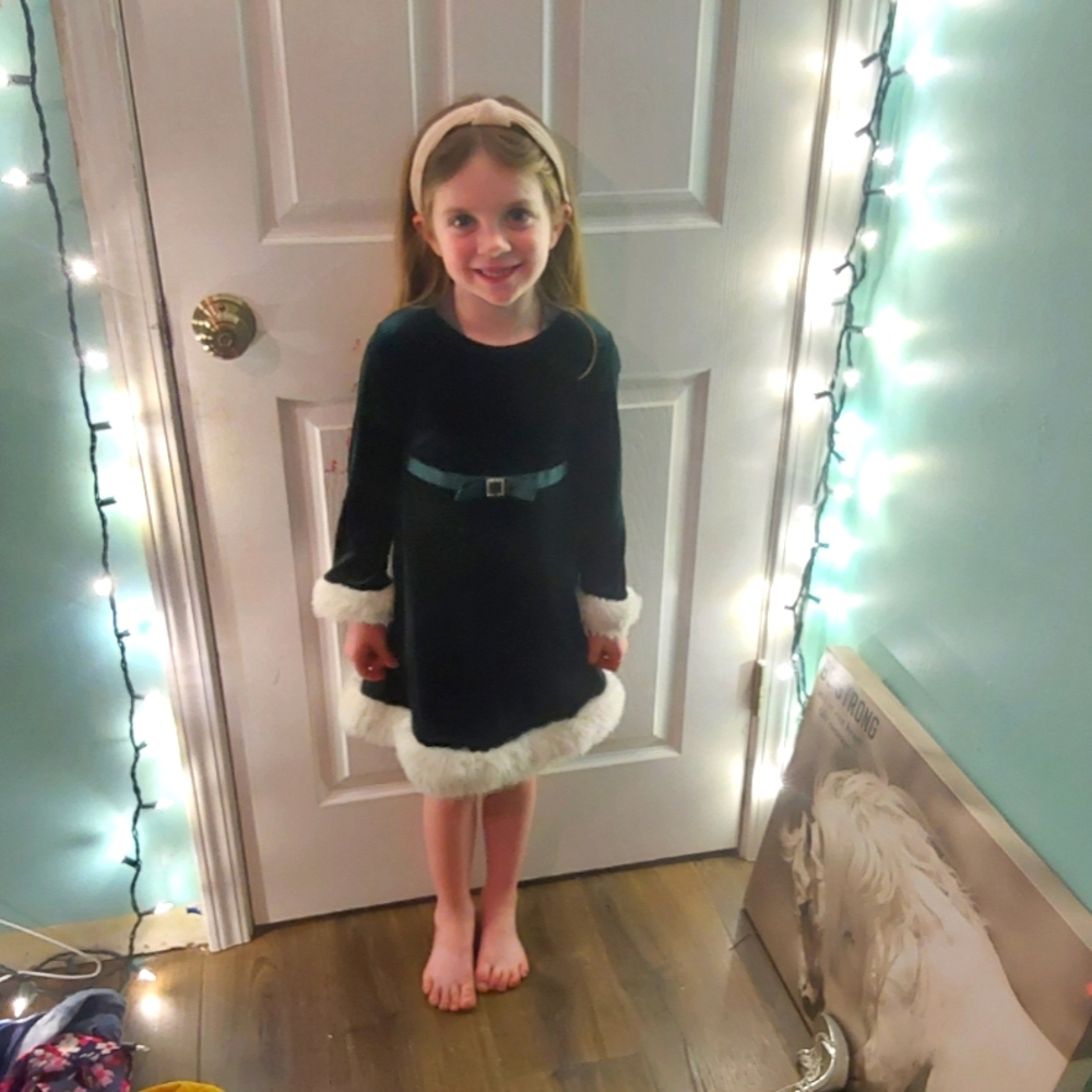 Green Christmas dress